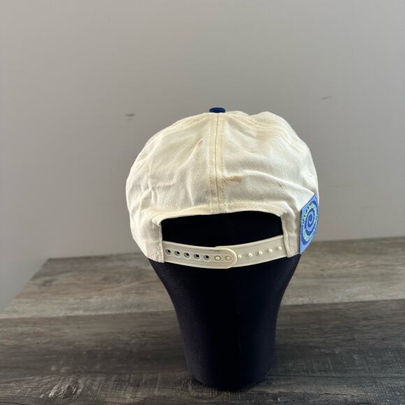 Vintage White Paramount Parks Kings Island Fred Flintstone Color Brim Hat 1990s - Picture 4 of 8